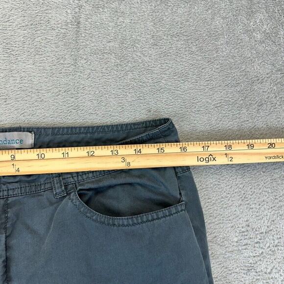 Sundance Vivant Embroidered Cargo Joggers Gray Floral Womens Size 8 Boho - Picture 2 of 7